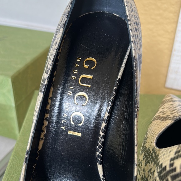 Gucci Python Nappa Calf leather size 38.5(8.5) - Picture 4 of 10